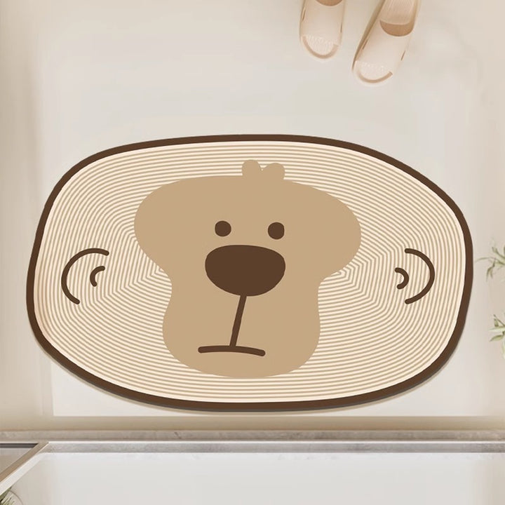 Cute Frog Design Bath Mat
