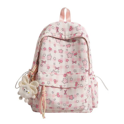 Backpack with Cute Design and Multifunctional Pockets Bowlift