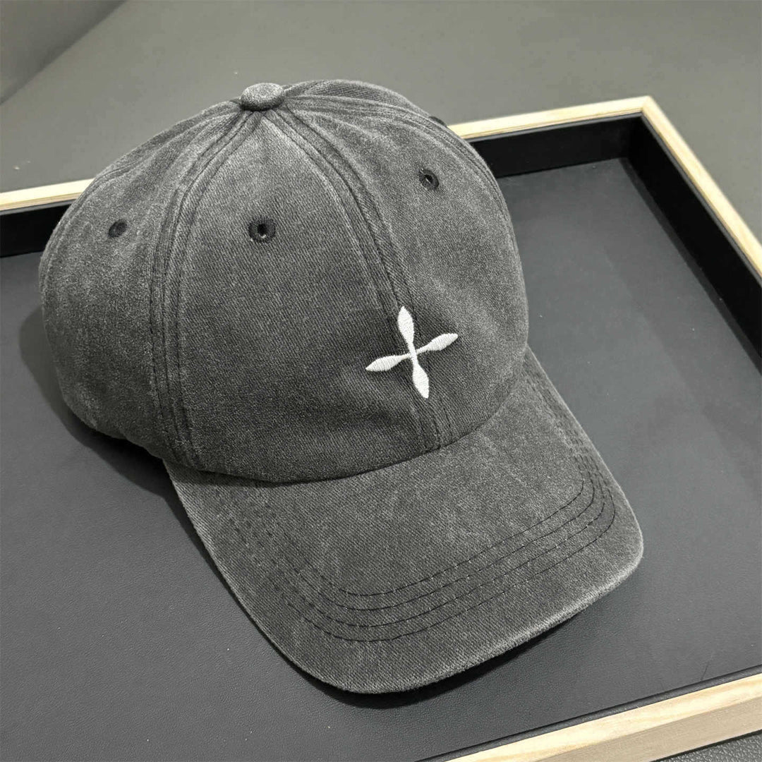 Unisex Vintage-Inspired Soft Twill Cap Bowlift