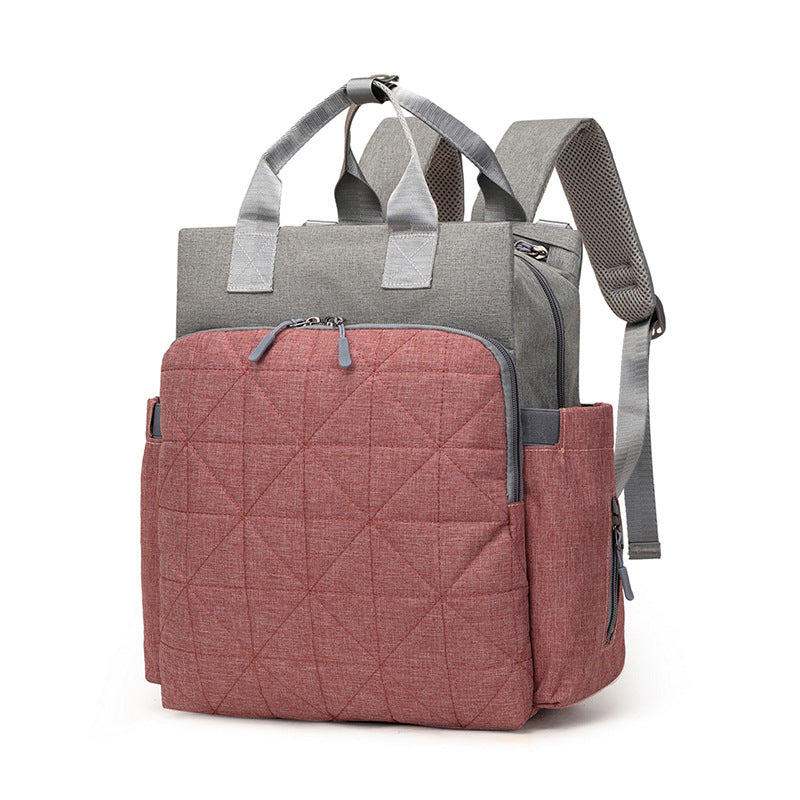 Modern Quilted Backpack Bowlift