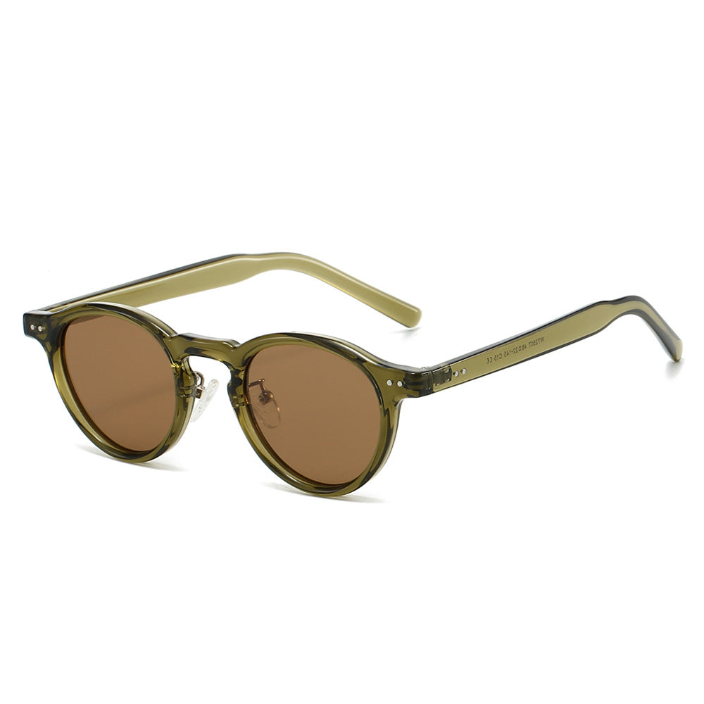 Women's Retro Round Sunglasses Bowlift