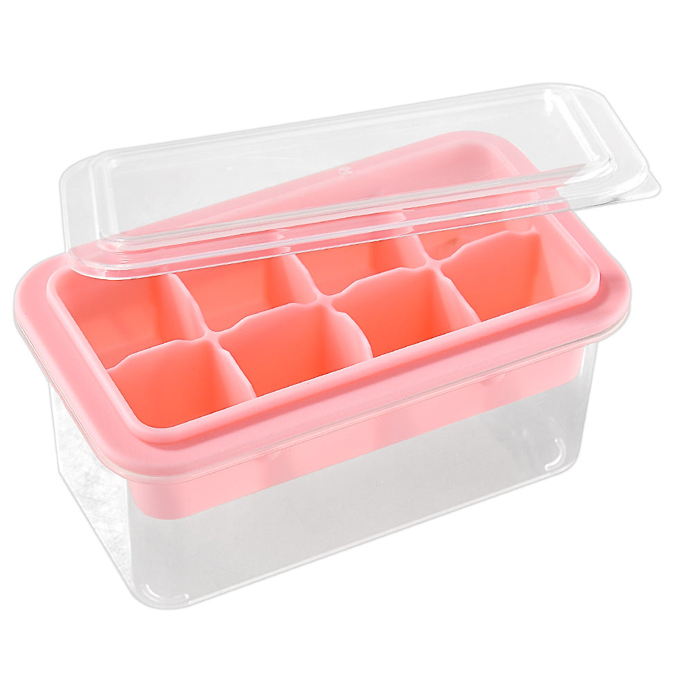 Silicone Ice Cube Tray with Practical Lid Bowlift