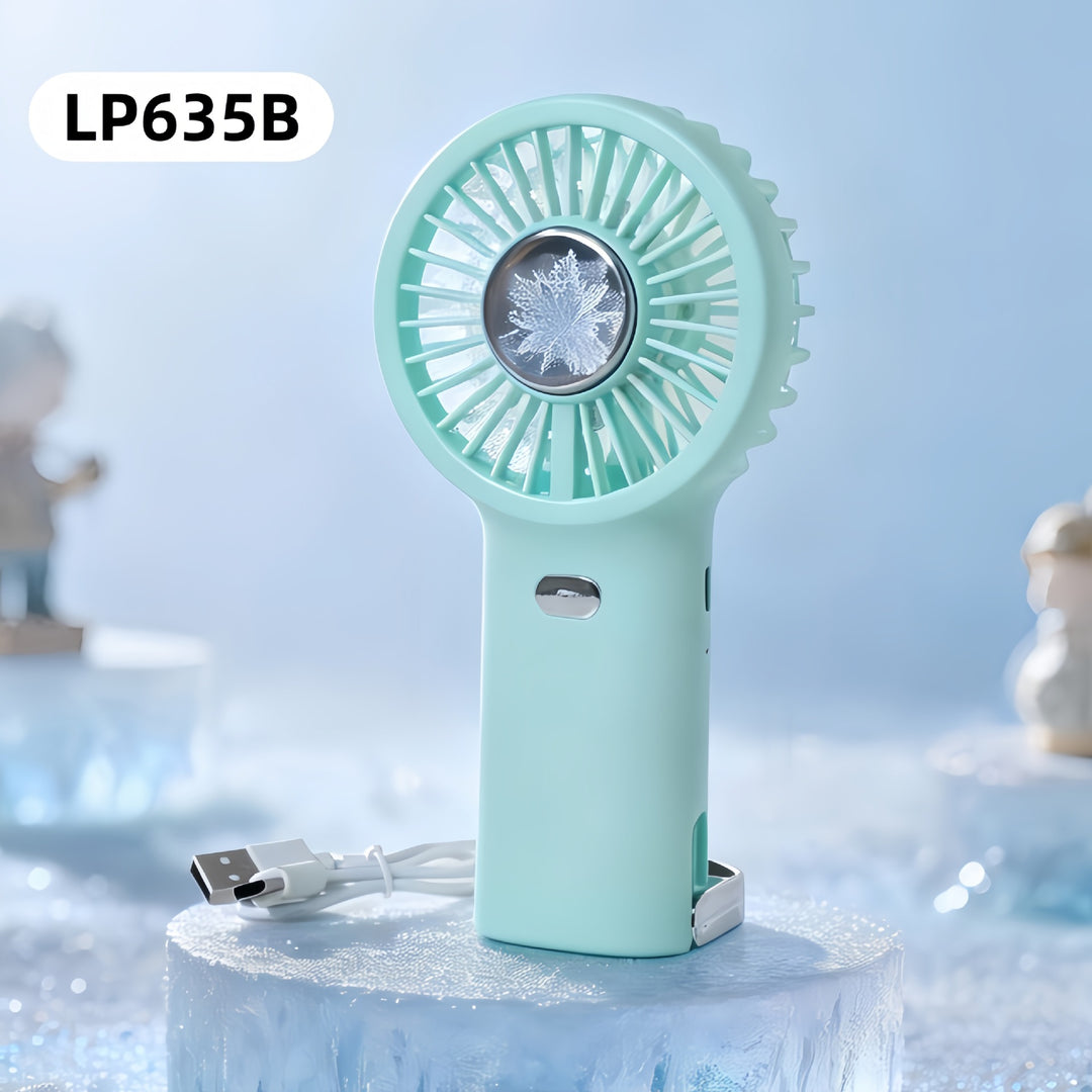 Ladies Portable Hand Fan with Innovative Cooling System Bowlift