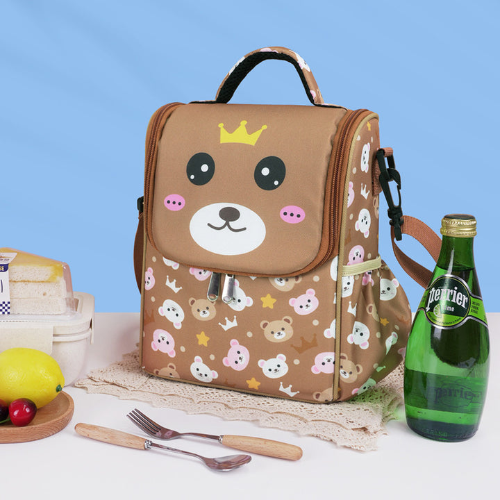 Cute Cartoon-Themed Lunch Carrier Bowlift