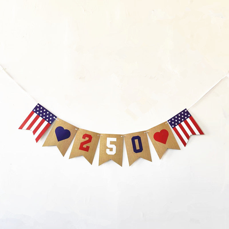 Unisex multi-piece party decoration set with paper fans pom poms bunting garland Bowlift
