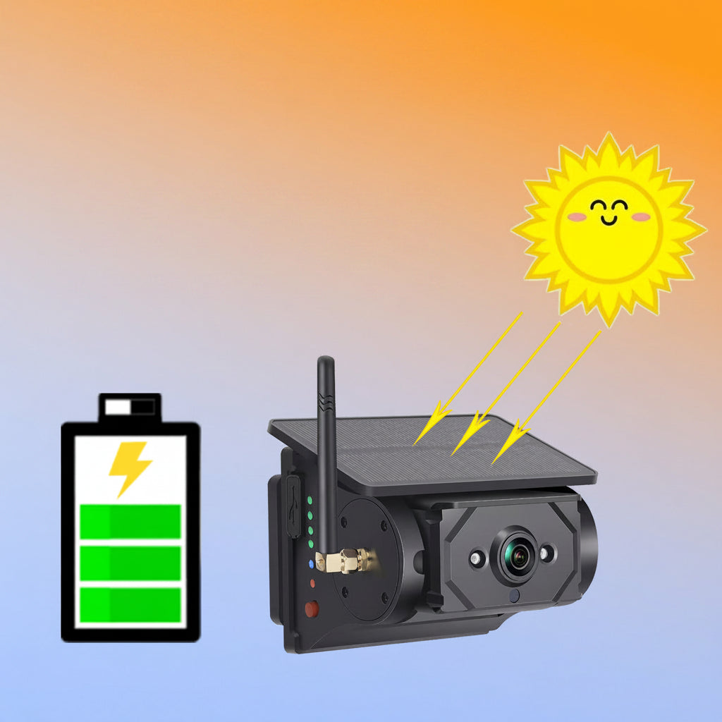 7-Inch Wireless Solar Magnetic Car Reversing Camera