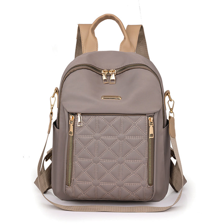 Quilted Multi-Compartment Backpack Bowlift