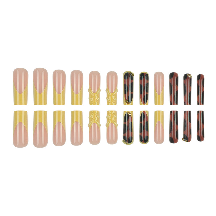 Premium Ornate Stiletto Press-On Nails Bowlift