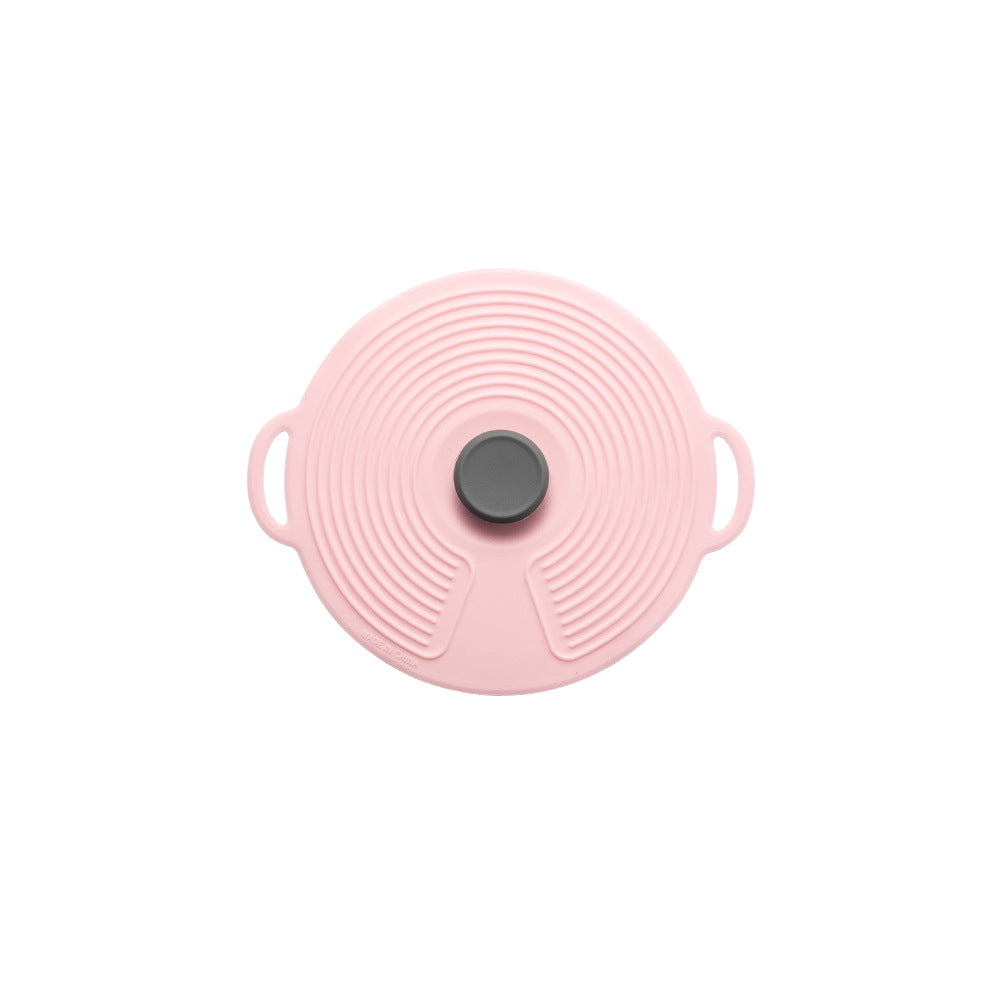 Silicone cooking lid with multifunctional steam valve Bowlift