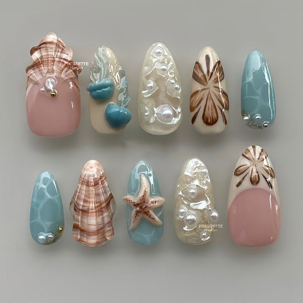 Thematic Artisan Press-On Nail Set Bowlift