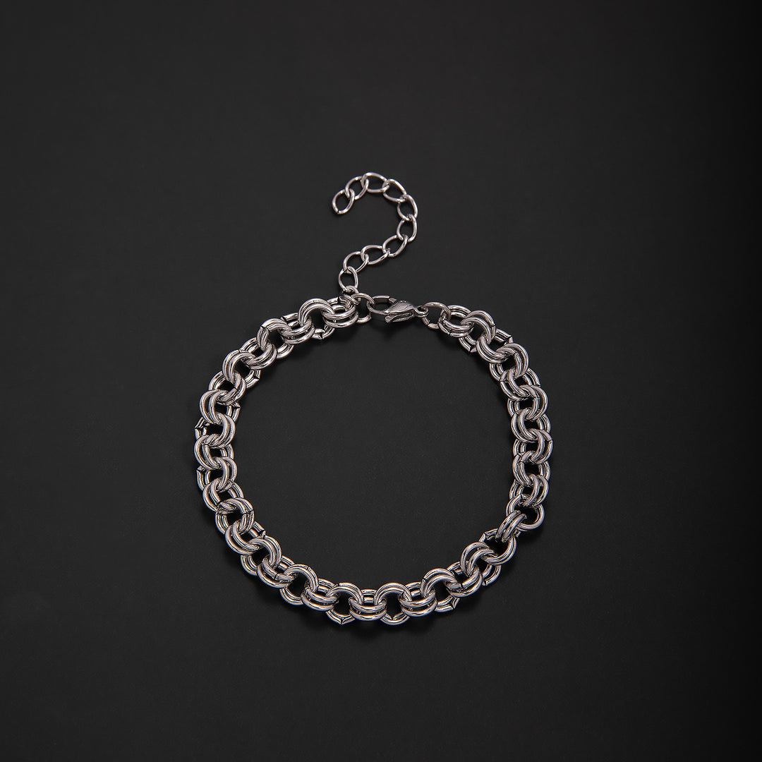 Interlaced Metal Link Bracelet Bowlift