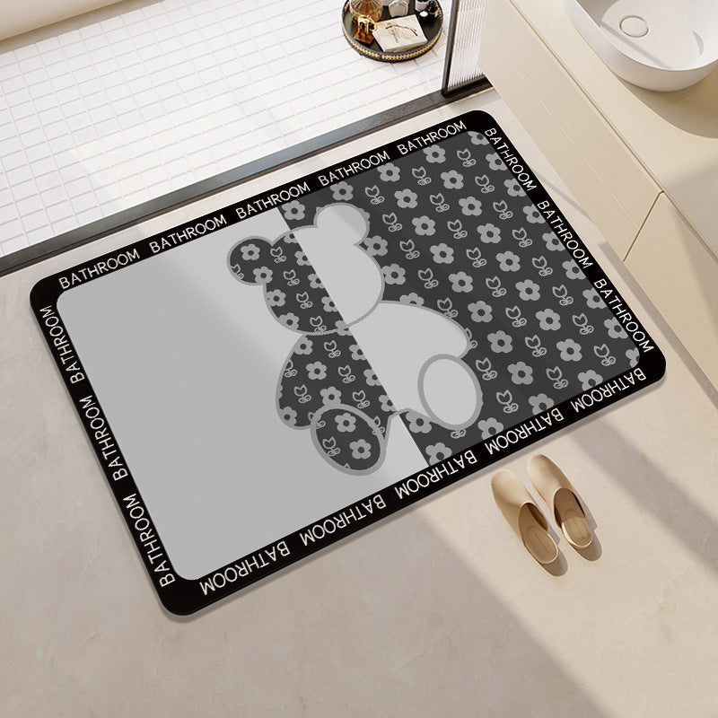 Cute Cartoon Character Bath Mat Bowlift