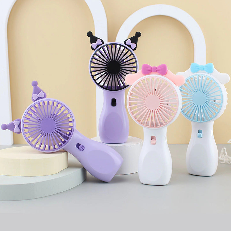 Unisex Cute Animal-Shaped Handheld Fan Bowlift