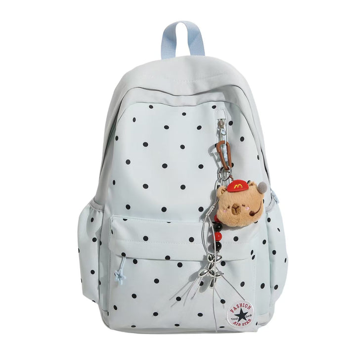 Polka Dot Embellished Backpack Bowlift