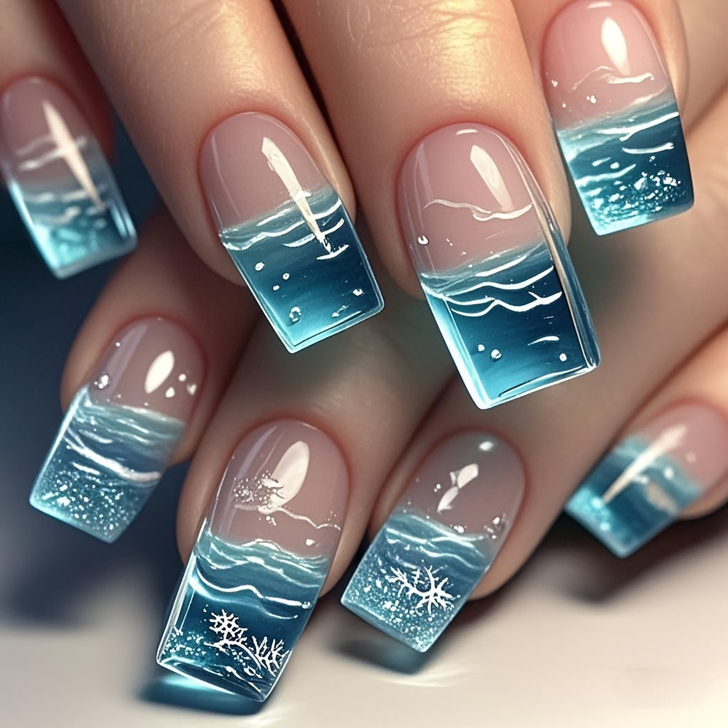Artistic Acrylic Nail Art Bowlift