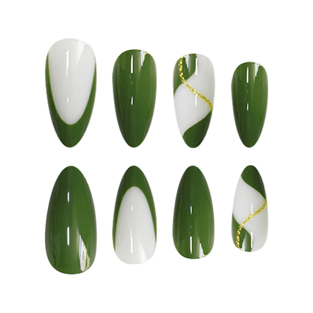 Elegant Stiletto Press-On Nail Art Bowlift