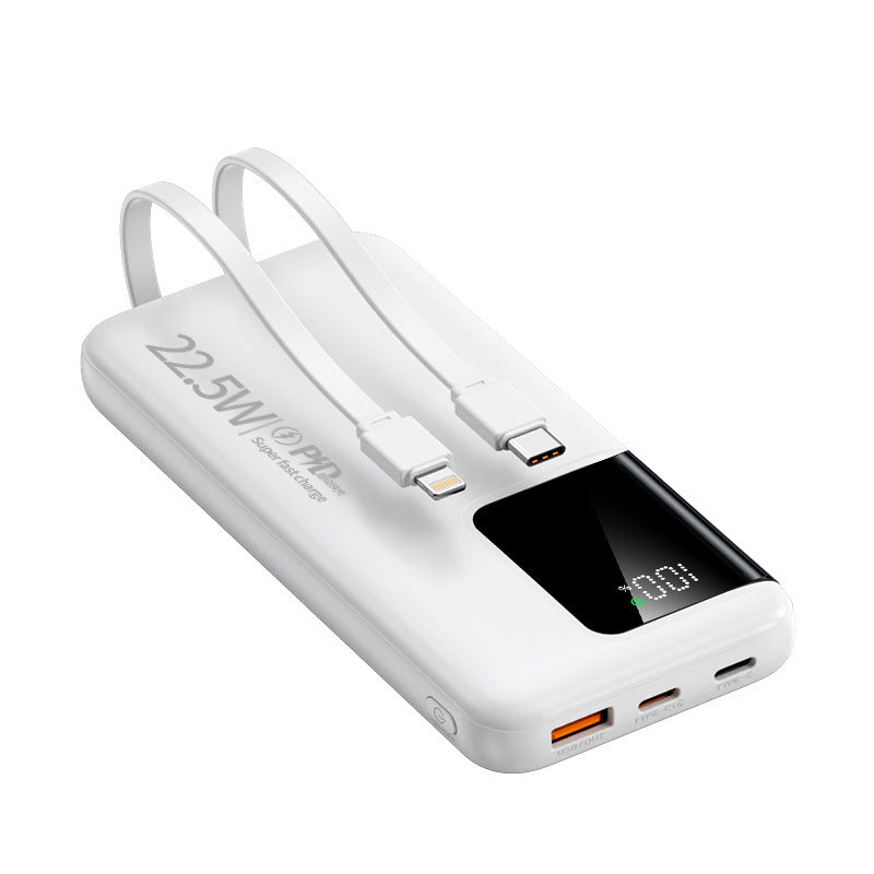 Power bank with dual fast charging ports and digital capacity display Bowlift