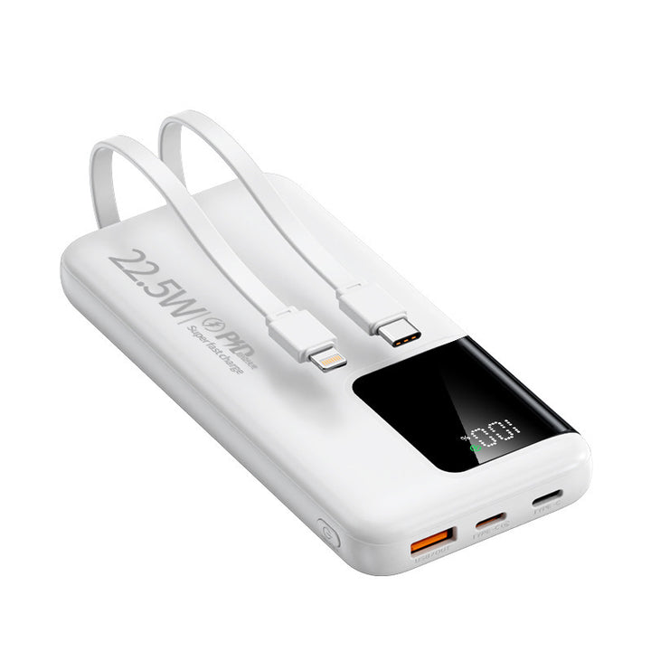 Power bank with dual fast charging ports and digital capacity display Bowlift