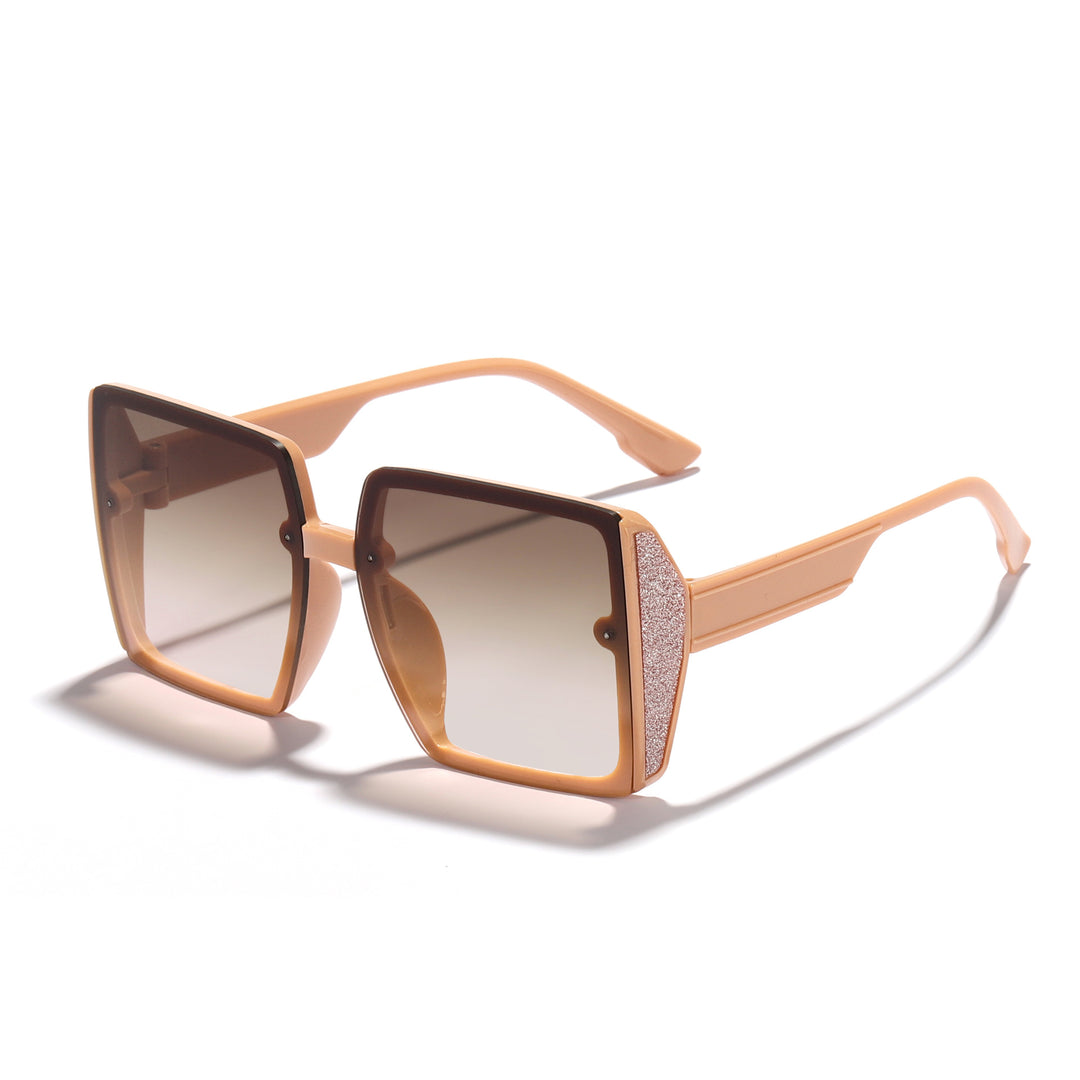 Women oversized sunglasses with shiny accent Bowlift