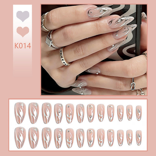 Artistic nail designs with glitter accents Bowlift