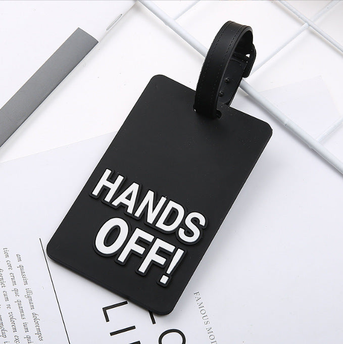 Unisex Luggage Tag with Eye-catching Message Bowlift