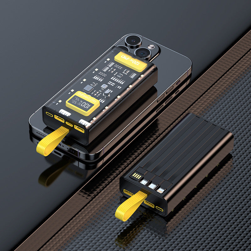 Portable power bank with state-of-the-art charging insight and USB-C support Bowlift