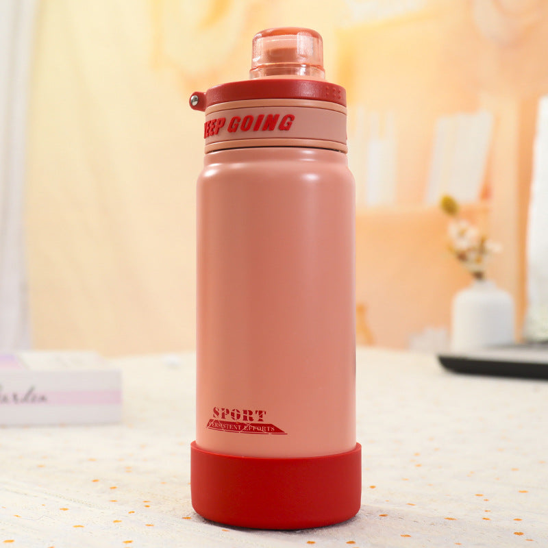 Women's Sports Insulated Drinking Bottle with Practical Flip Lid Bowlift