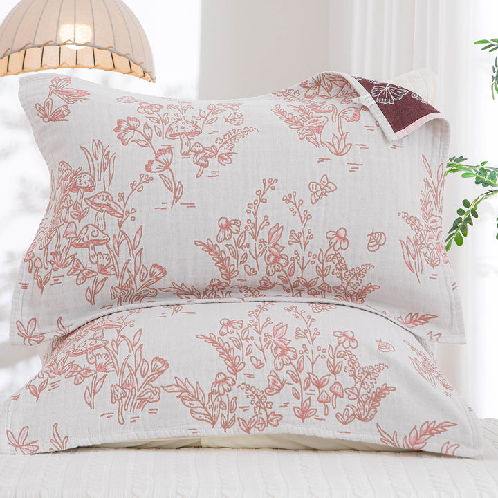 Women Decorative Pillow with Floral Pattern and High-Quality Cotton Bowlift