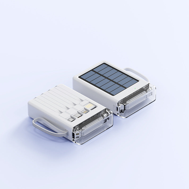 Solar power bank with multifunctional design and integrated fast charging function Bowlift