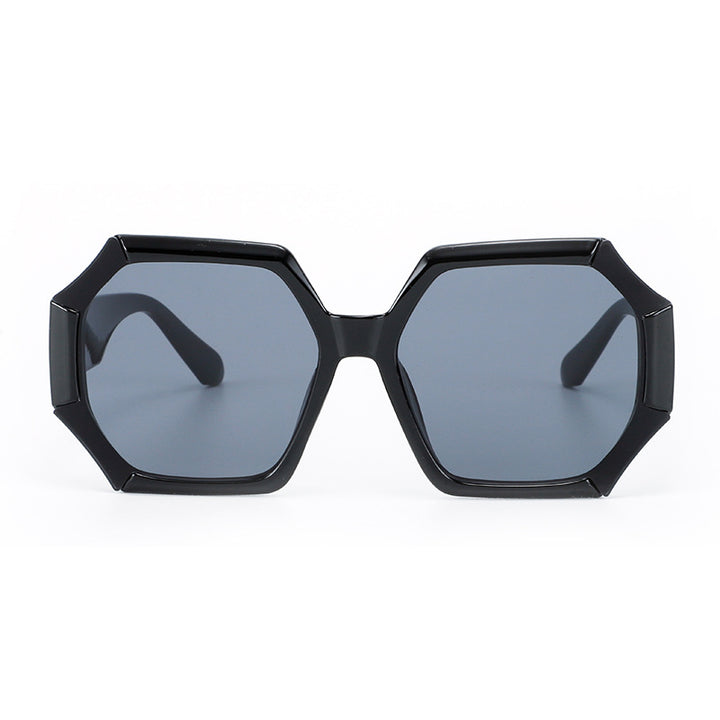 Ladies fashionable sunglasses with faceted frame Bowlift