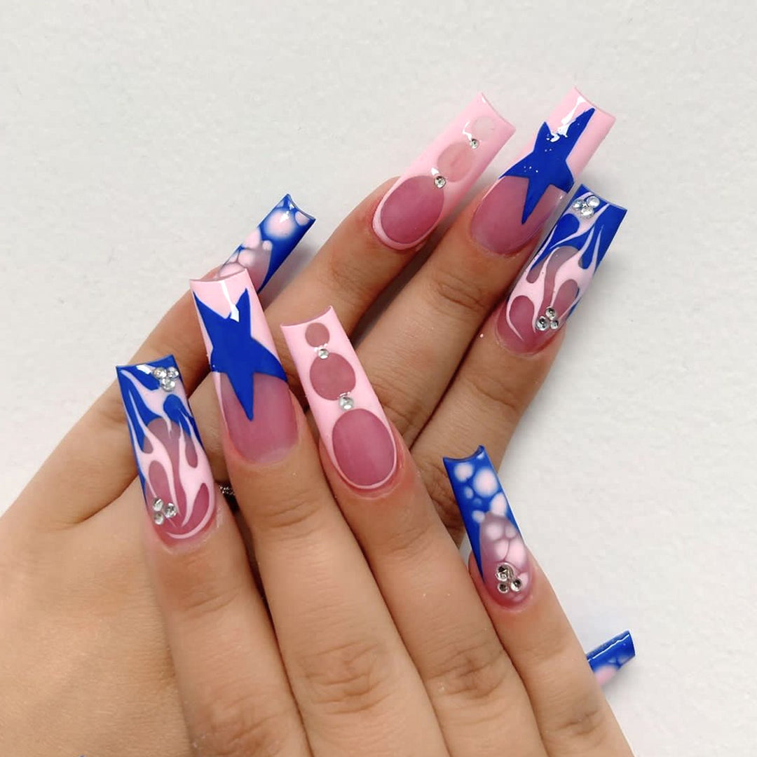 Designer Acrylic Nail Art Bowlift
