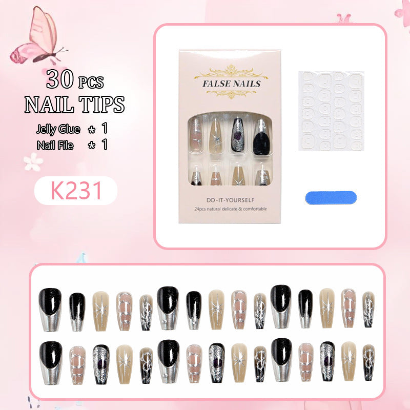 Artful nail tips with elegant patterns Bowlift