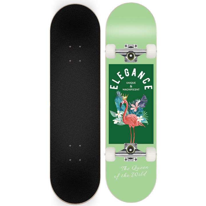 Skateboard with Galaxy Design Bowlift