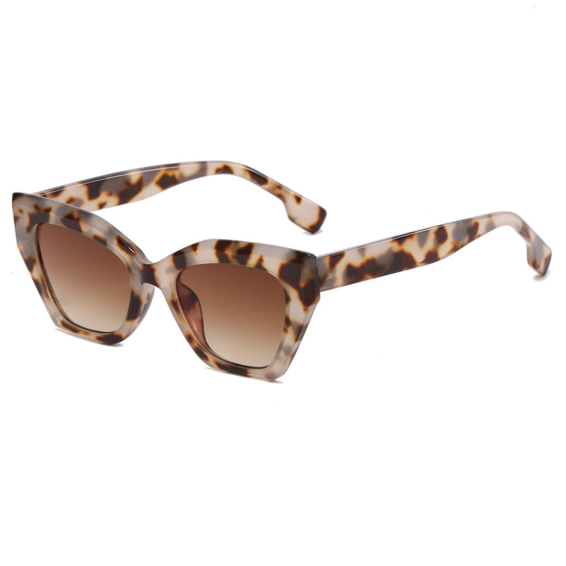 Women’s asymmetrical oversized sunglasses with trendy frame Bowlift