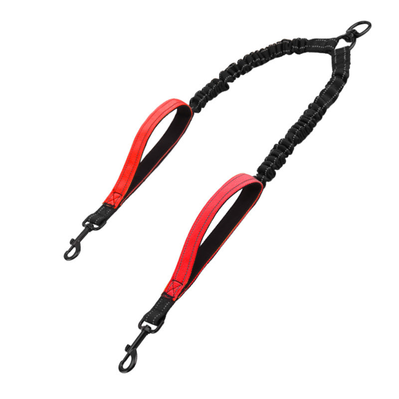 Bungee Dog Leash with Dual Handles