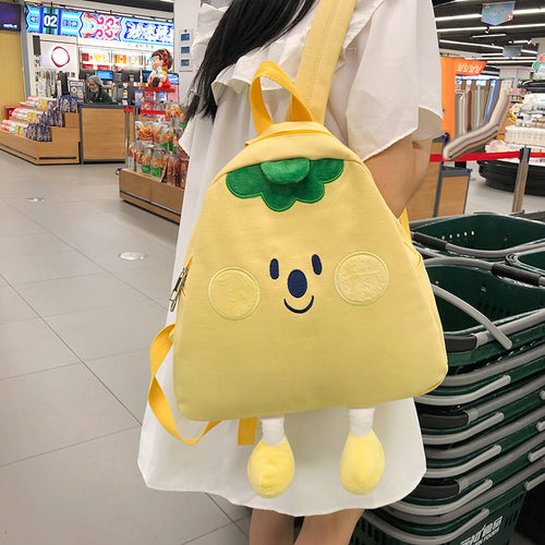 Cute Pineapple Shaped School Backpack Bowlift