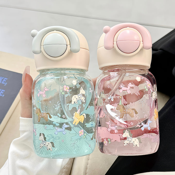 Women's funny drinking bottle with cute animal motif Bowlift