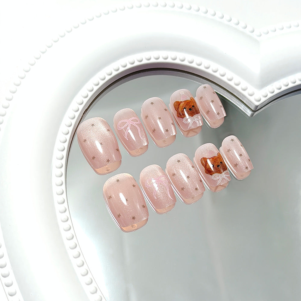 Exquisite Nail Art with Cute Dog Movie Motifs Bowlift