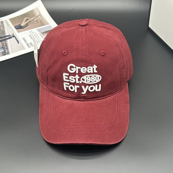 Unisex Graphic Embroidered Cap Bowlift