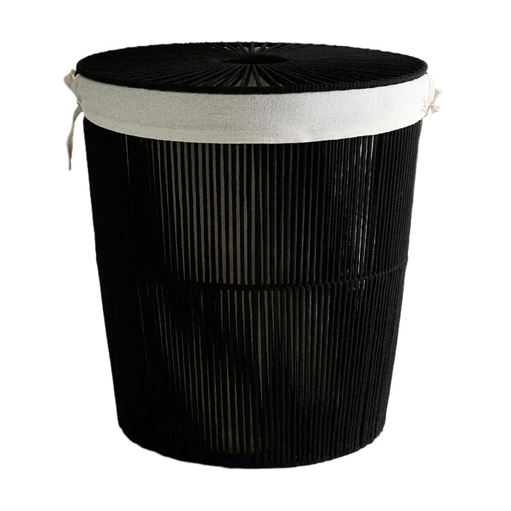 Stylish laundry basket with decorative cover Bowlift