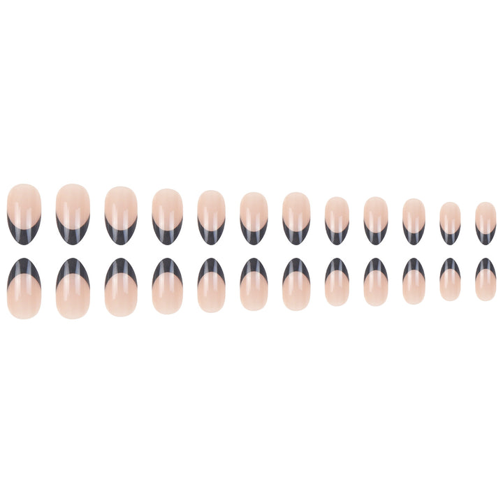 Elegant Stiletto French Tip Press-On Nails Bowlift