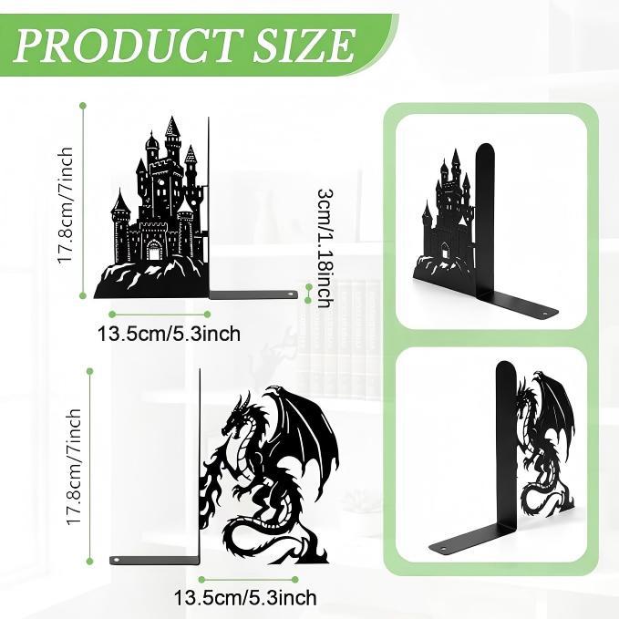 Dragon-Themed Bookend