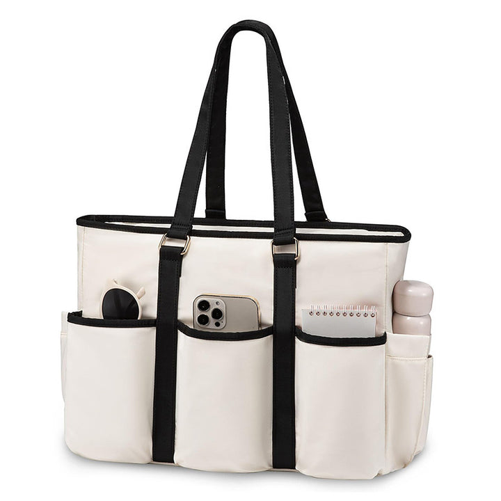 Spacious everyday tote bag with practical outer pockets Bowlift