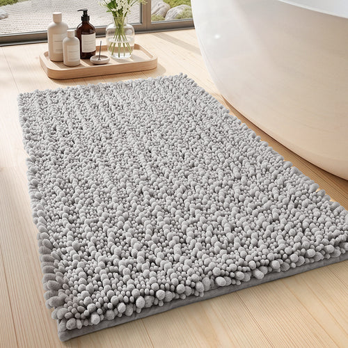 Ultra-Soft Chenille Bathroom Mat Bowlift