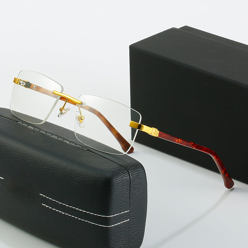 Ladies fashionable rectangular corrective glasses Bowlift
