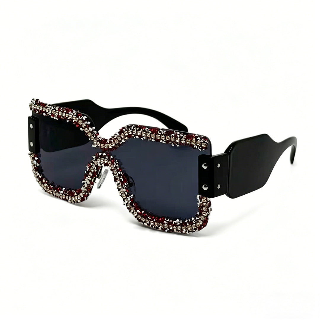 Women's fashionable safety glasses with unique crystal frame Bowlift