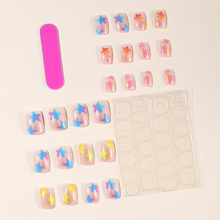 Starry Glow-In-The-Dark Nail Art Extensions Bowlift