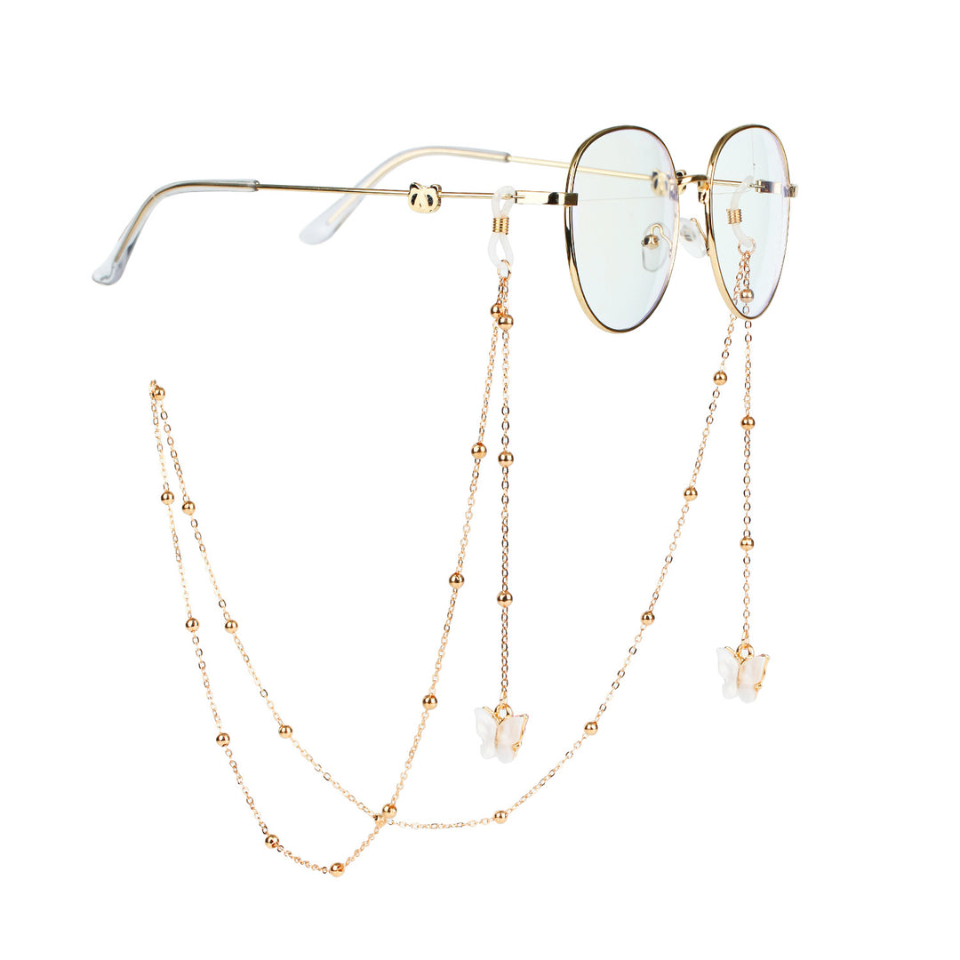 Fashionable sunglasses chains with butterfly pendants Bowlift