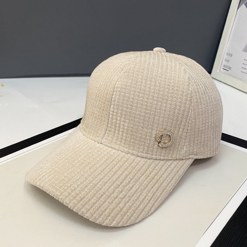 Women's Embellished Textured Baseball Cap Bowlift