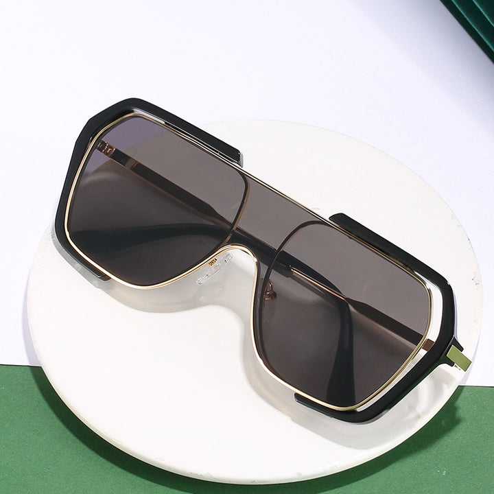 Statement Oversized Angular Sunglasses Bowlift